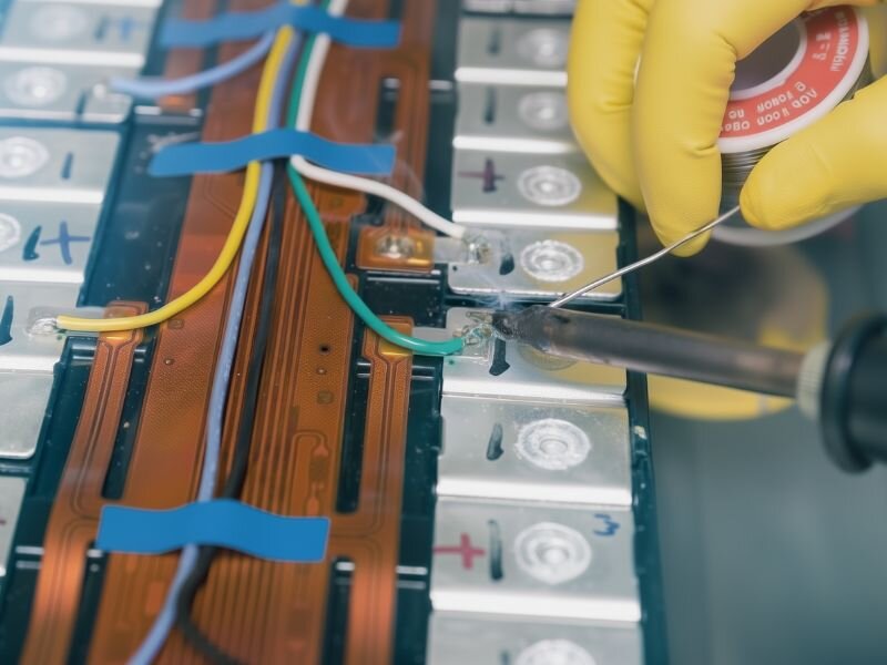 Reparatur der Batterie